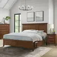 Luxury Contemporary Mahogany Wooden Bed Frame - 4