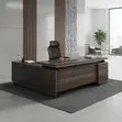 180cm Executive Modern Office Desk - Gray - 2