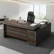 180cm Executive Modern Office Desk - Gray - 4