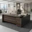 180cm Executive Modern Office Desk - Gray - 5