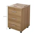 3-Drawer Office Pedestal Cabinet - 1