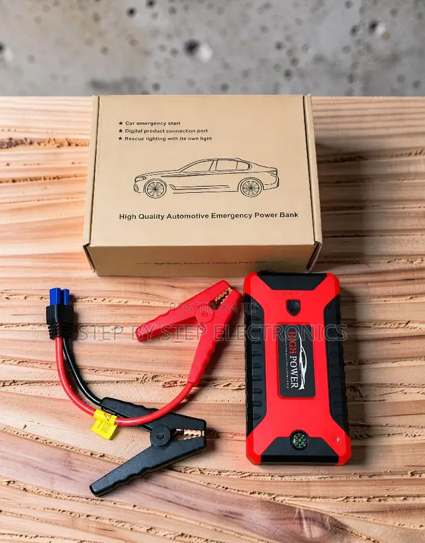 Portable Tire Inflator & 12V Car Jump Starter 99800mAh - 1