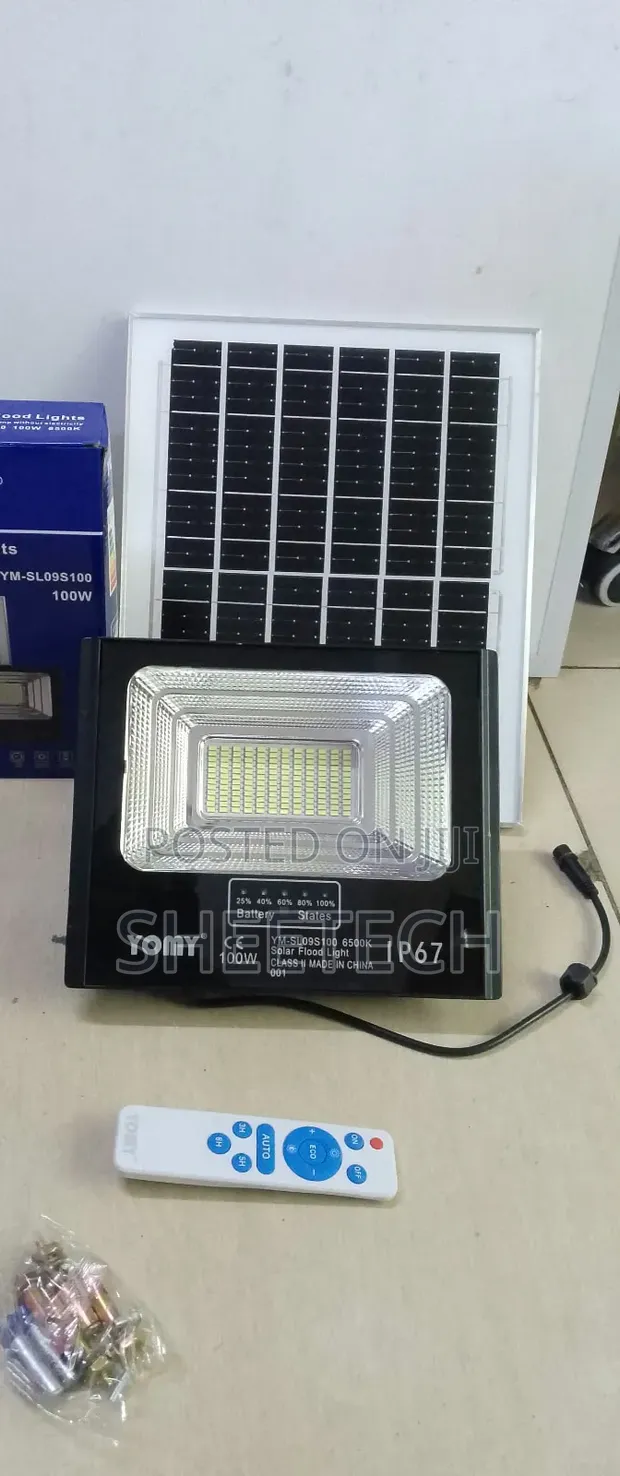 Yomy Solar Floodlight 100W - 1