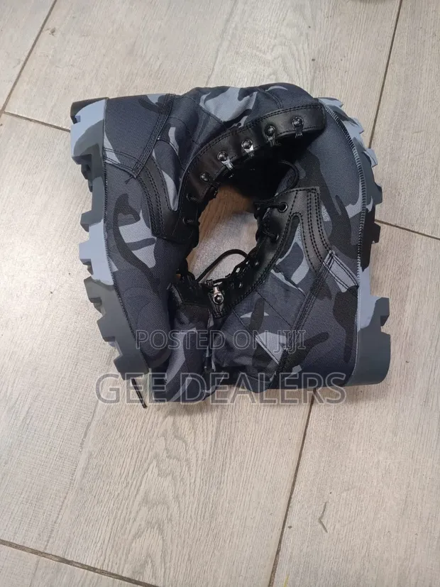 Viatu vya Jeshi/Polisi vya Siwar Camouflage - 1