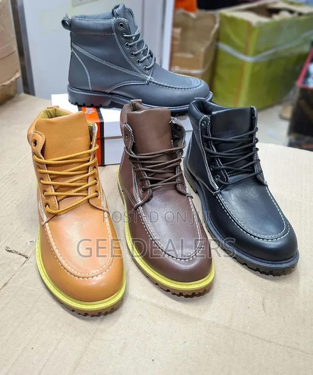 Men's Casual Leather Boots - 1