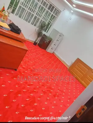 Carpet ya Ukutani ya Kifahari Nyekundu na Kijani