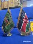 Executive Golden Table Flags with Stands - 1