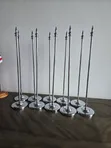 Executive Silver and Golden Flag Poles - 3