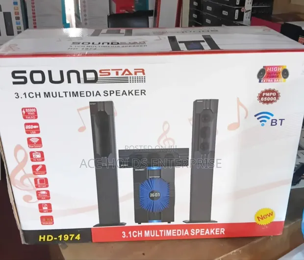 Sound Star DH-1974 3.1CH Multimedia Speaker System - 1