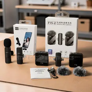 K9 F15-2 Wireless Mic Kit (Wenye Vitu Viwili)