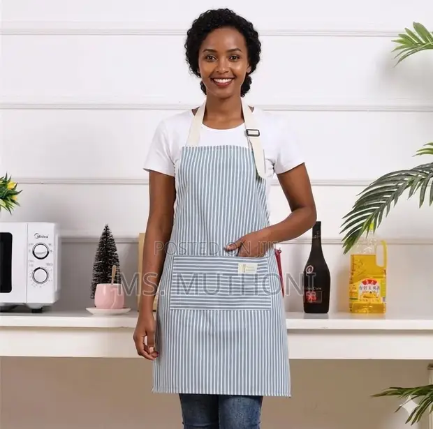 Adjustable Cotton Linen Aprons - 1