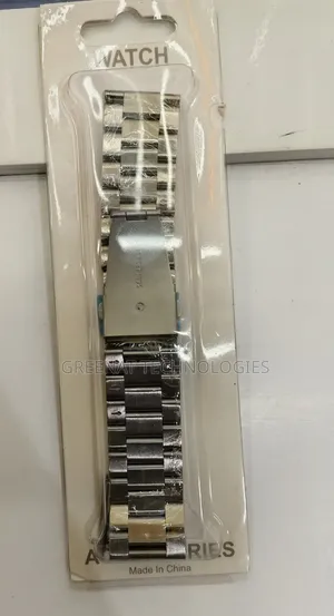 Kamba ya Saa Mahiri ya 22mm ya Chuma cha Kutupwa - Fedha
