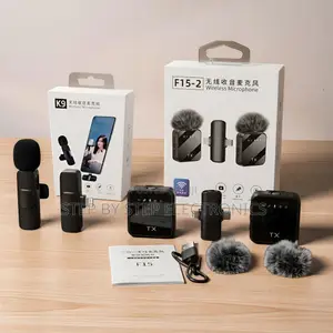 K9 F15-2 Wireless Microphone Set for Video Recording