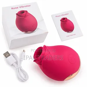 Rechargeable Rose Suction Vibrator - Muundo Ergonomic