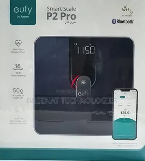 Anker Eufy Smart Scale P2 Pro - Vipimo 16 vya Mwili, WiFi/Bluetooth
