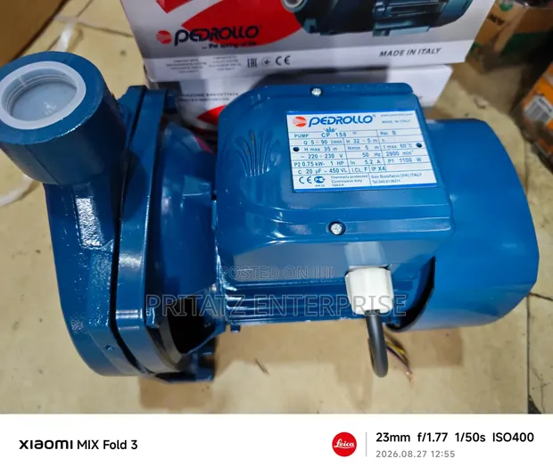 Pedrollo CP 158 Centrifugal Water Pump 1hp - 1