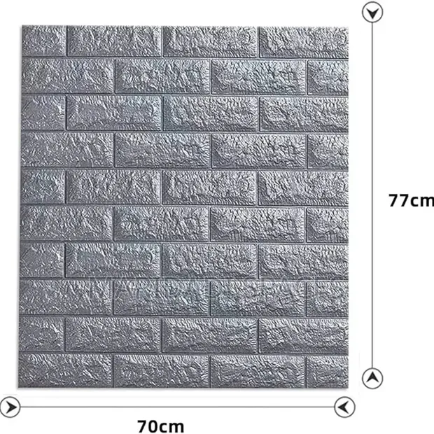 3D Foam Brick Wall Panels - Kisasa Kufanya Upya Ukuta - 1