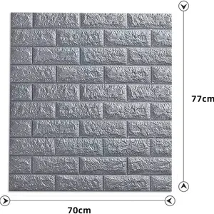 3D Foam Brick Wall Panels - Kisasa Kufanya Upya Ukuta