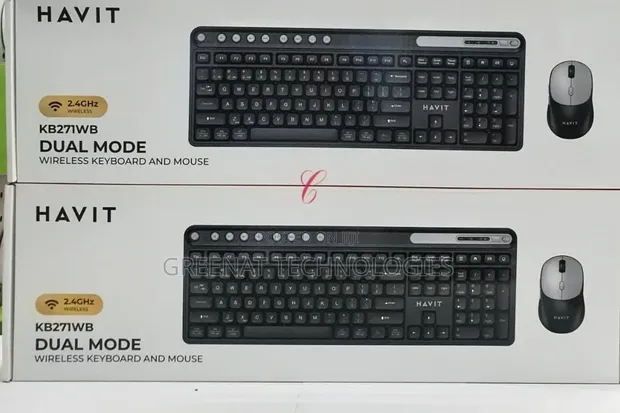 Havit KB271WB Dual Mode Wireless Keyboard & Mouse Combo - 1