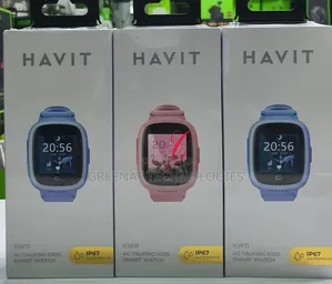 Havit KW11 4G Kids Smart Watch GPS WiFi - Bluu/Pink