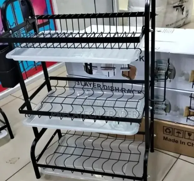 3-Tier Kitchen Storage Rack na Rafu - 1