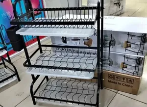 Rafu ya Hifadhi ya Jikoni ya Kazi Nzito ya Tabaka 3