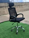 Kiti Kipya cha Ofisi cha Mesh cha Siri na Kichwa - 1