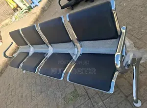 Kiti cha Kusubiri chenye Pedi cha Nafasi 4 | Ofisi na Resepshin