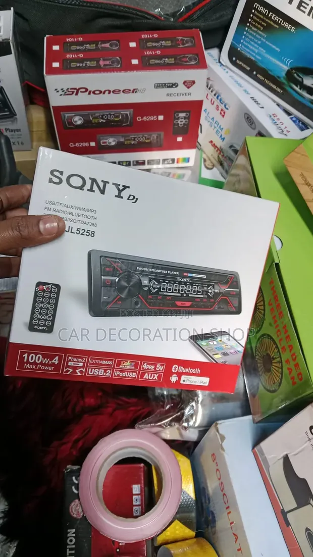 Sony/Pioneer Single Din Redio ya Gari ya Bluetooth - 1