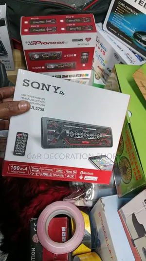 Sony/Pioneer Single Din Redio ya Gari ya Bluetooth