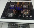Bolesi Hob ya Gesi ya Kuunganishwa ya Burner 4 na Kioo cha Kioo - 2