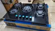 Bolesi Cooker ya Gesi Kamili ya 5-Burner na Kioo cha Tempered - 2