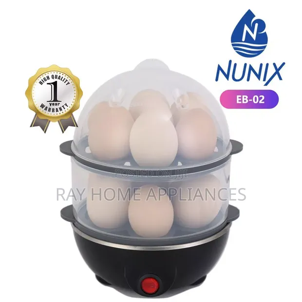 Nunix Double Egg Boiler Mpya - 1