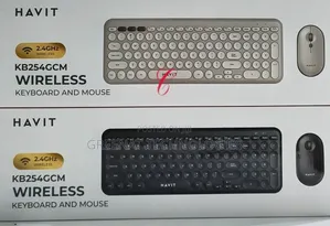 Havit KB254GCM Wireless Keyboard na Mouse Combo yenye Numeric Keypad