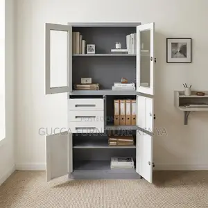Modern File Cabinet with Built-In Safe
