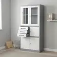 Modern File Cabinet with Built-In Safe - 3