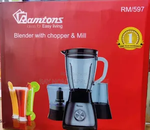 Ramtons Blender, Chopper & Grinder 3-in-1 (RM597)