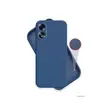 Blue Silicone Back Case ya Oppo A78 4G - 1