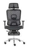 Kiti cha Ofisi cha Premium Executive chenye Headrest & Footrest - 2