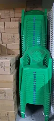 Green Kenpoly Plastic Chairs (Brand New) - 1