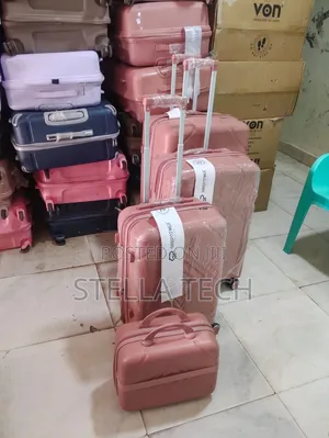 Set ya Mizigo ya Kifahari ya Kesi 4 kwa 1, Haiwezi Kuvunjika