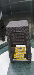 Brand New Brown Plastic Stool - 1