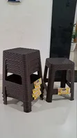 Kenpoly Plastic Stool / Bamboo Plastic Stool - 2