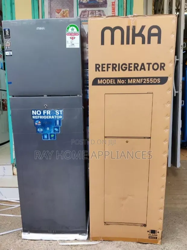 Mika Mpya 255L No Frost Double Door Refrigerator - 1