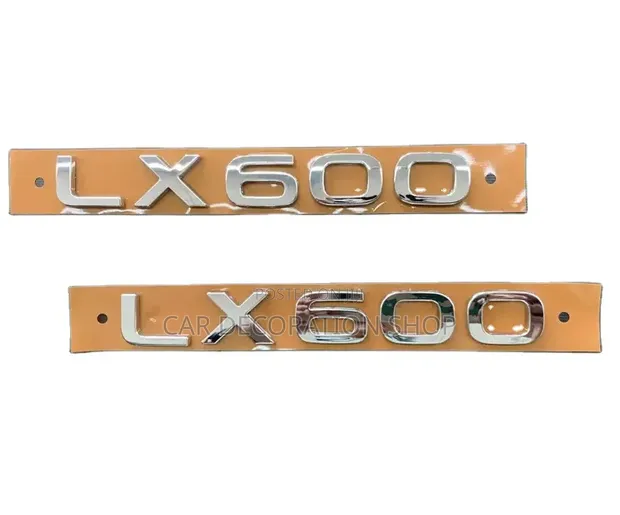 Lexus LX 600 Rear Trunk Emblem Badges - 1