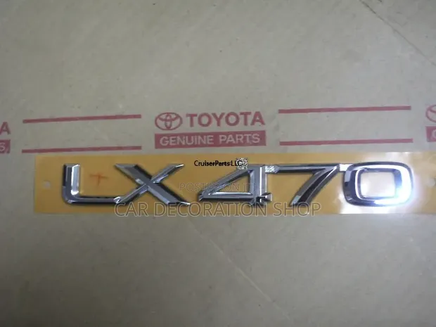 Lexus LX470 Liftgate Letter Badge - 1
