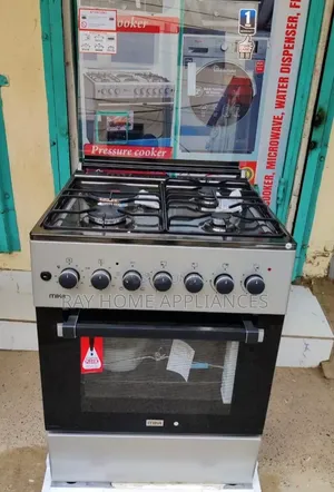 Mika Standing Cooker 60x60 3 Gesi + 1 Plate ya Umeme