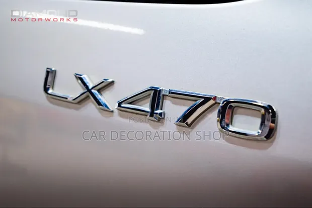Polished Chrome Finish LX470 Emblem - 1