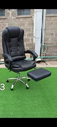 Kiti cha Ofisi cha Meneja Mtendaji chenye Msaada wa Miguu - 2