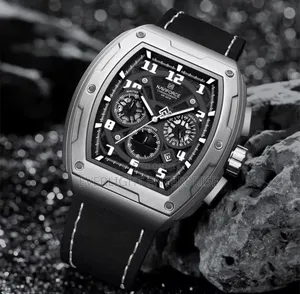 Naviforce Chronograph Watch ya Wanaume #NF 8053